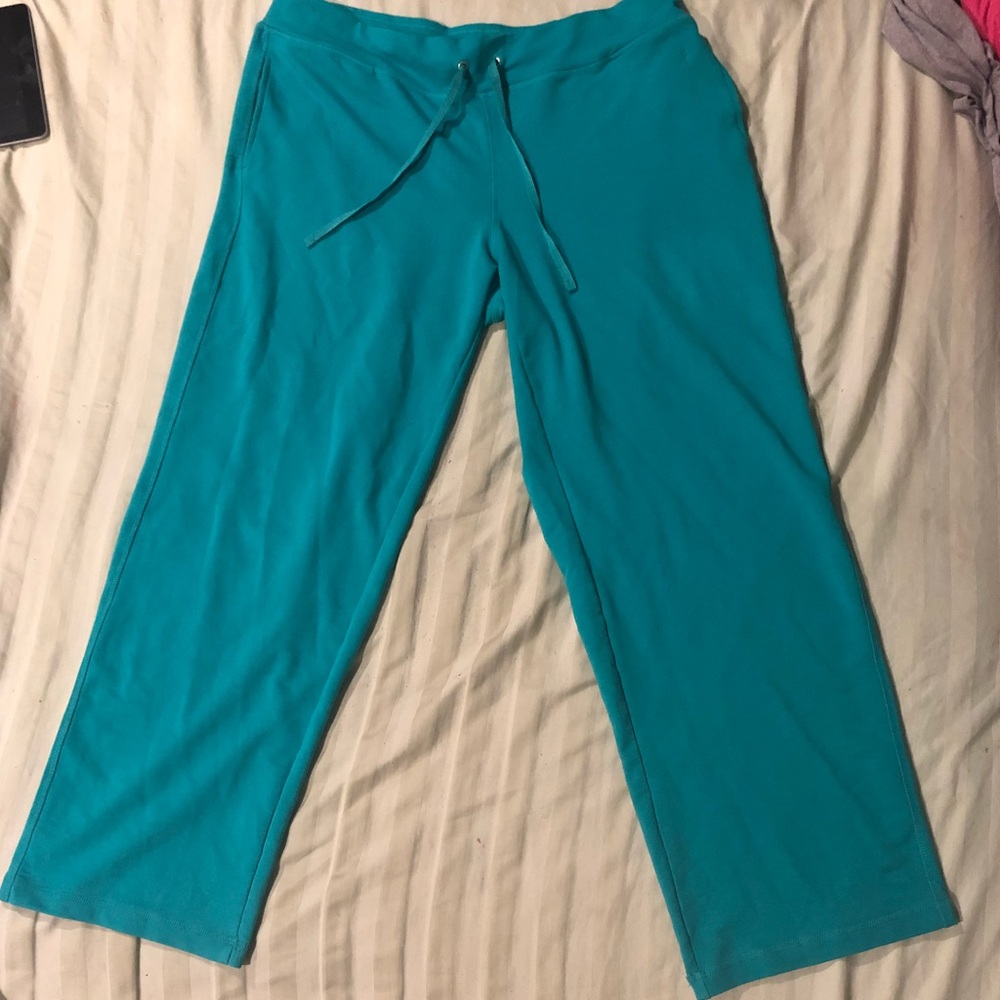 Teal Women’s Danskin Now jogging pants.